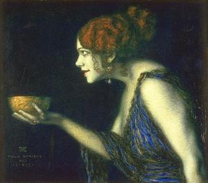 Tilla Durieux As Circe by Franz Stuck