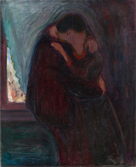 The kiss by Edvard Munch