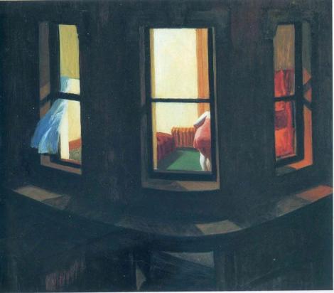 Night windows by Edward Hopper