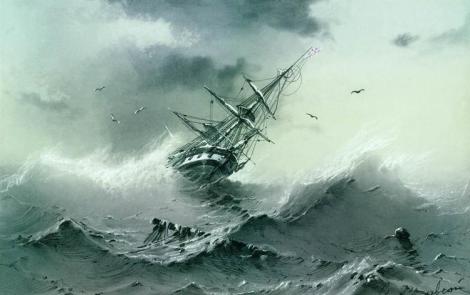 Shipwreck by Ivan Aivazovsky