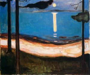 Moonlight by Edvard Munch
