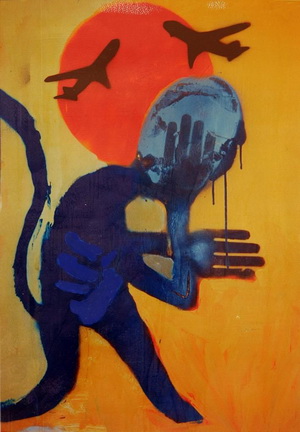 In Baghdad by unknown street artist