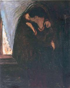 Kiss by Edvard Munch