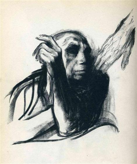 Call of death by Kathe Kollwitz