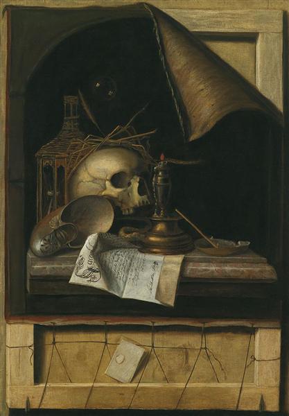 Vanitas by  Cornelis Norbertus Gysbrechts