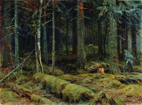 Dark Forest by Ivan Shishkin