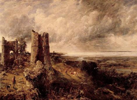 Hadleigh Castle by John Constable