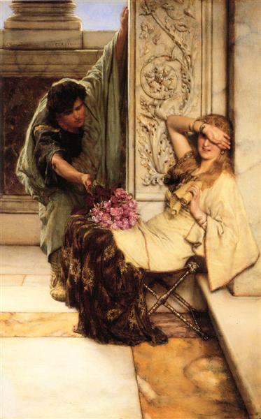 Shy by Sir Lawrence Alma-Tadema