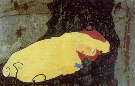 Danae by Egon Schiele 