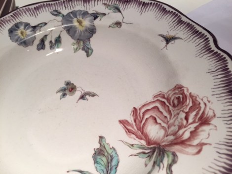 A plate my grandmother have painted.